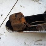 RV Furnace Mud Dauber Insect Damage