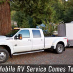 Mobile RV Repair Service Truck and Trailer